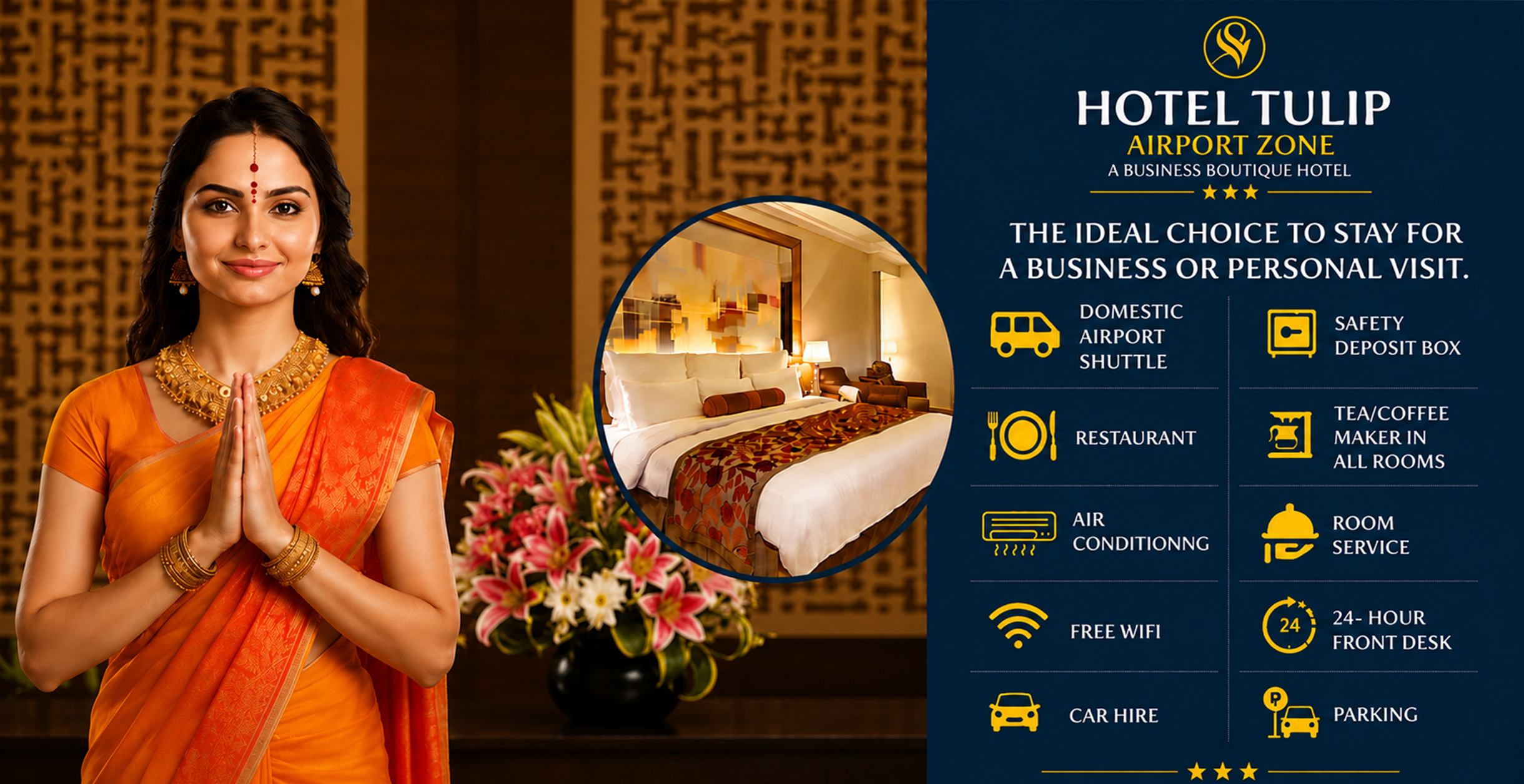 Luxury room in Signature Hotel Banjara Hills Hyderabad
